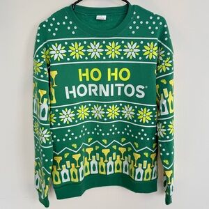 Hornitos Green Holiday Sweatshirt Ho Ho Hornitos size small